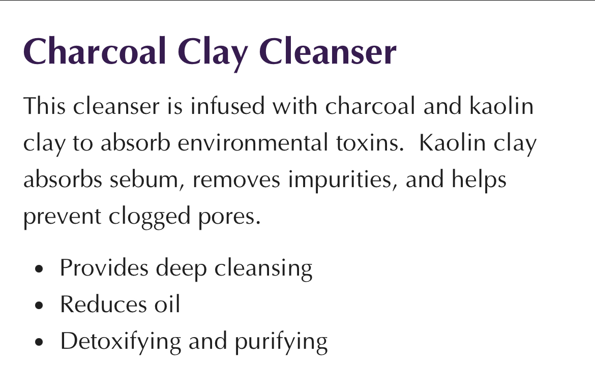 Skin Script-Charcoal Clay Cleanser