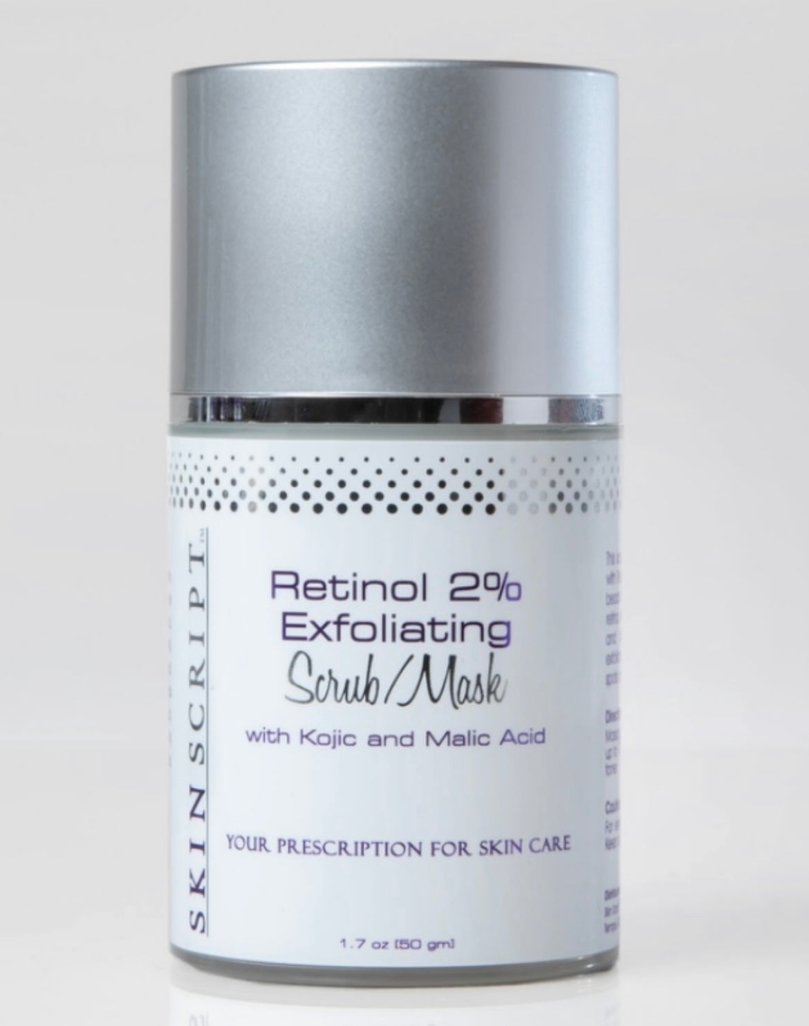 Skin Script rx retinol 2% is exfoliating scrub
